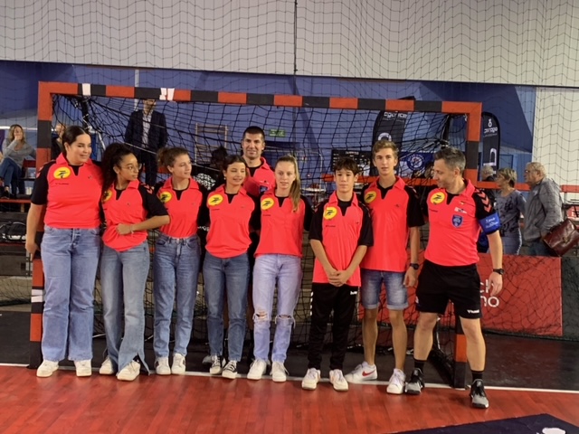 Les jeunes arbitres d’Antibes Handball